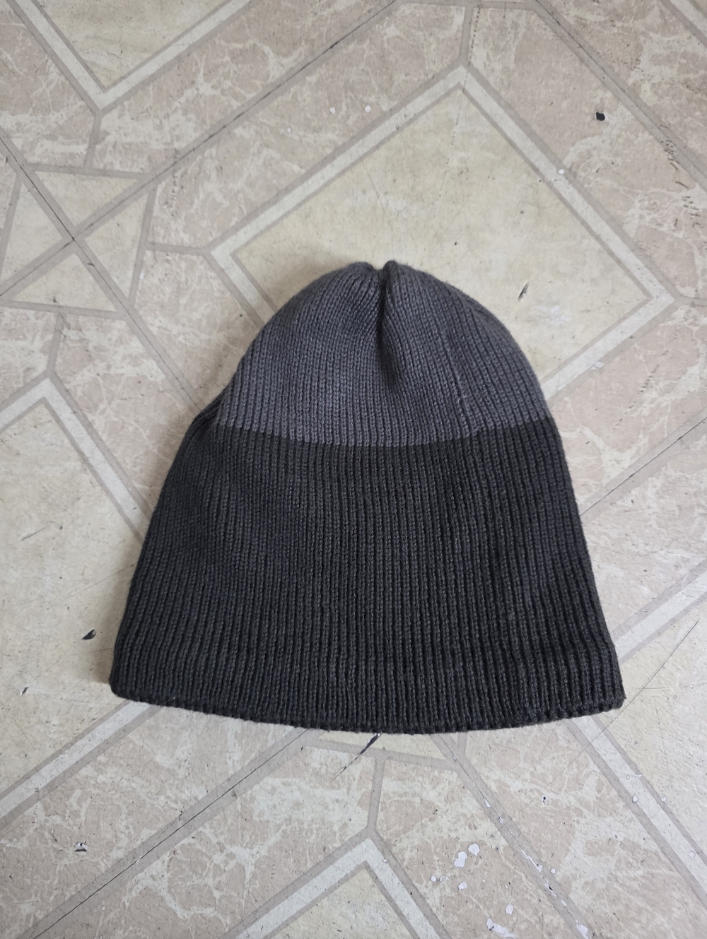 Vintage Arc'teryx Gray Black Beanie from the 2000s